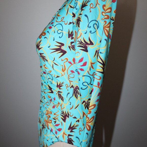 NWT ALC Zip Front Long Sleeve Ansel One Piece Swim Suit Womens - Picture 6 of 6